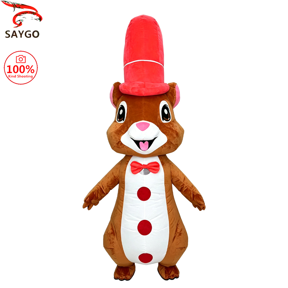 SAYGO Red Hat Squirrel Inflata - огляд і ціна Event Launch Party