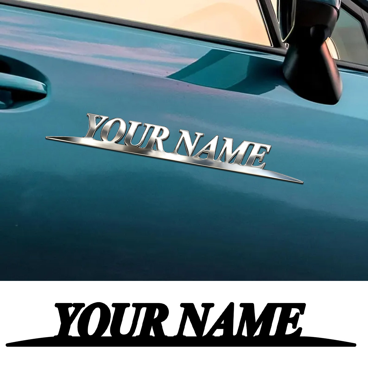 Metal Trendy YOUR NAME Sticker - огляд і ціна Event & Party Supply
