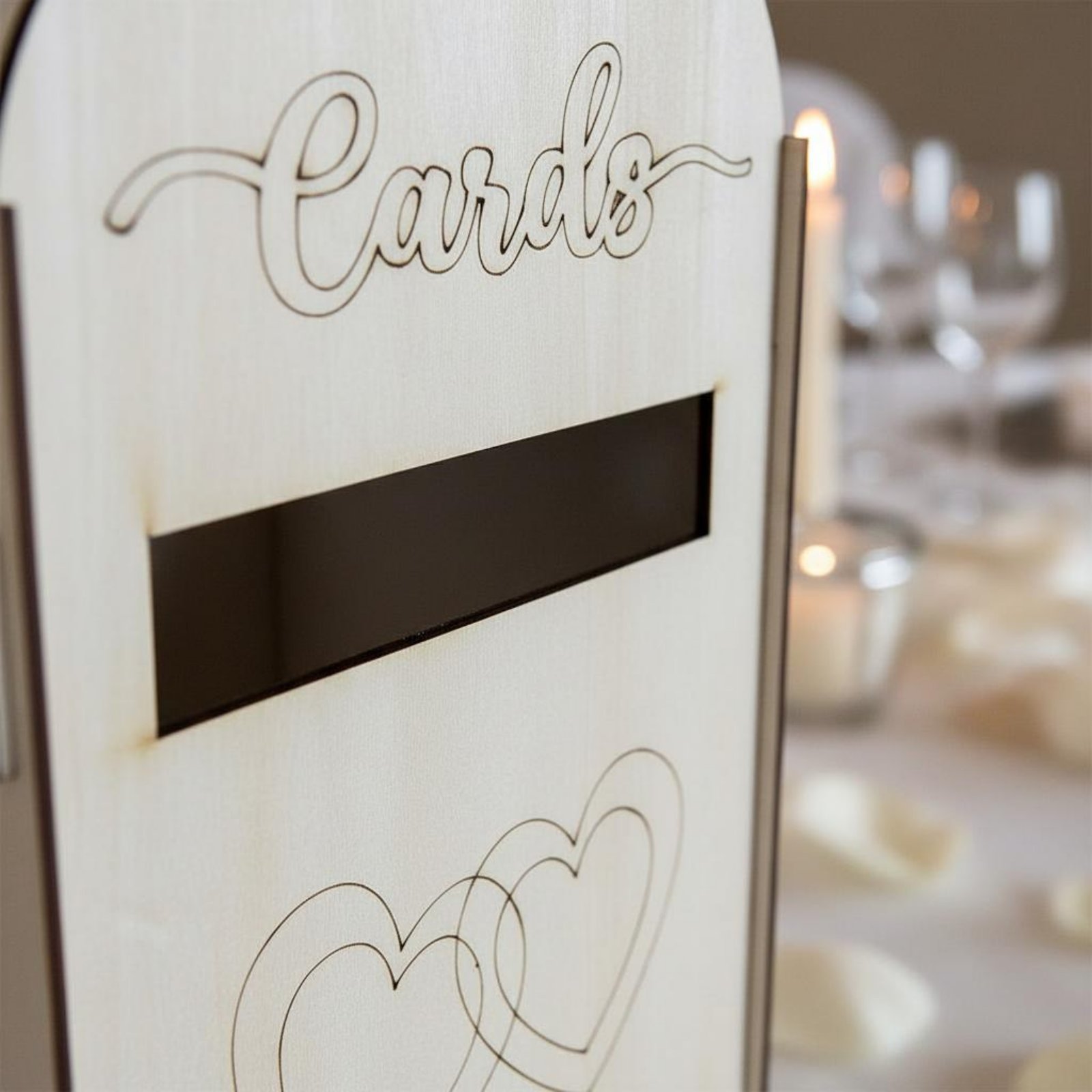 Wooden Wedding Card Box Laser  - огляд і ціна Event Support