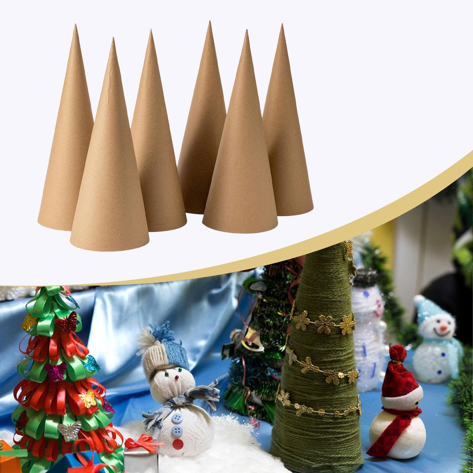 6Pcs Kraft Paper Mache Cones,C - огляд і ціна Confetti Cannon Tube