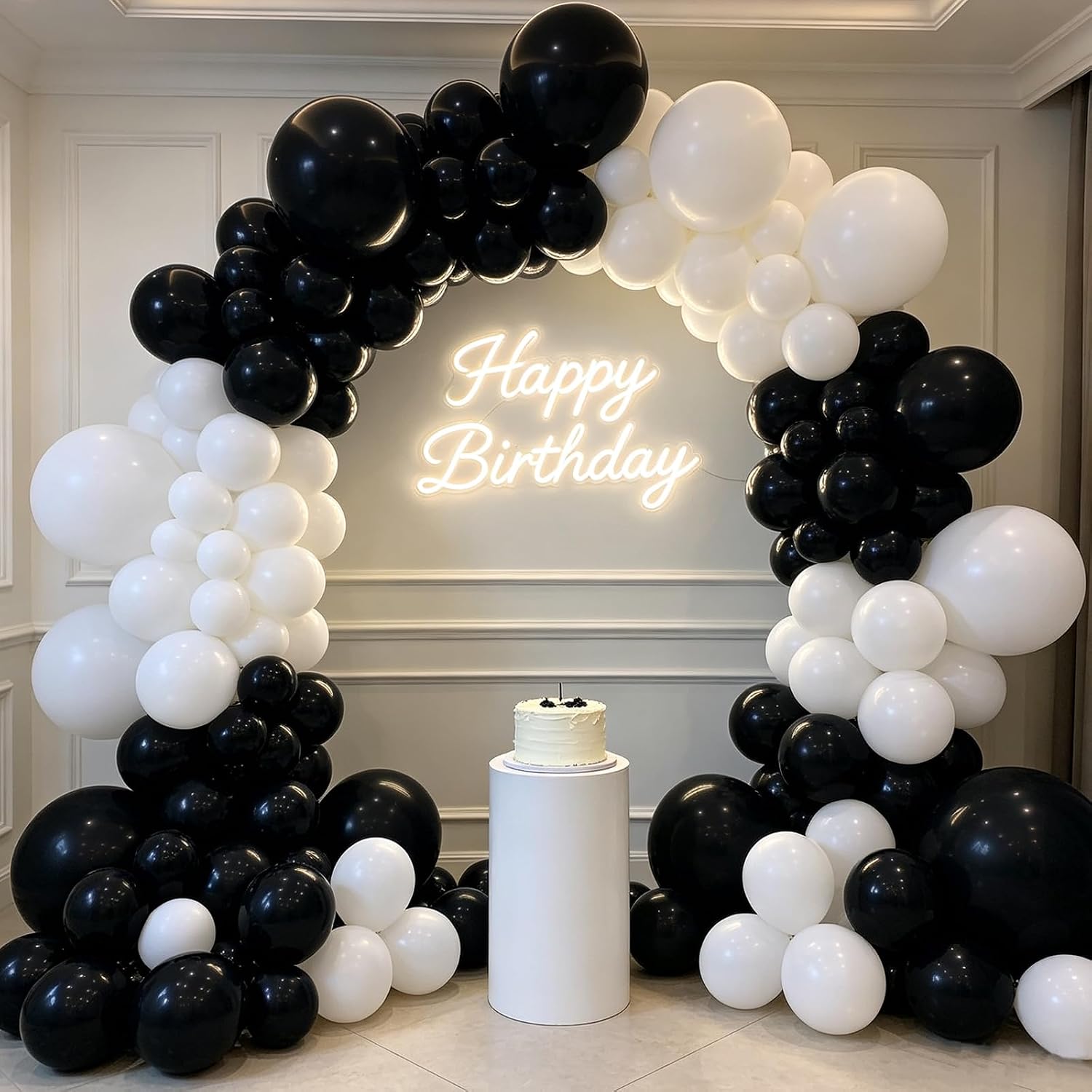 136 Pcs Black & White Latex Ba - огляд і ціна Event Launch Party