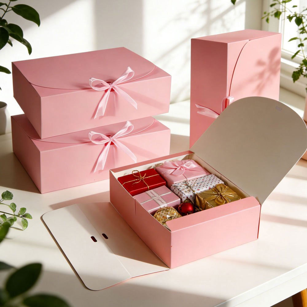 5pcs Fashionable Pink Flip Cov - огляд і ціна Event Party Box