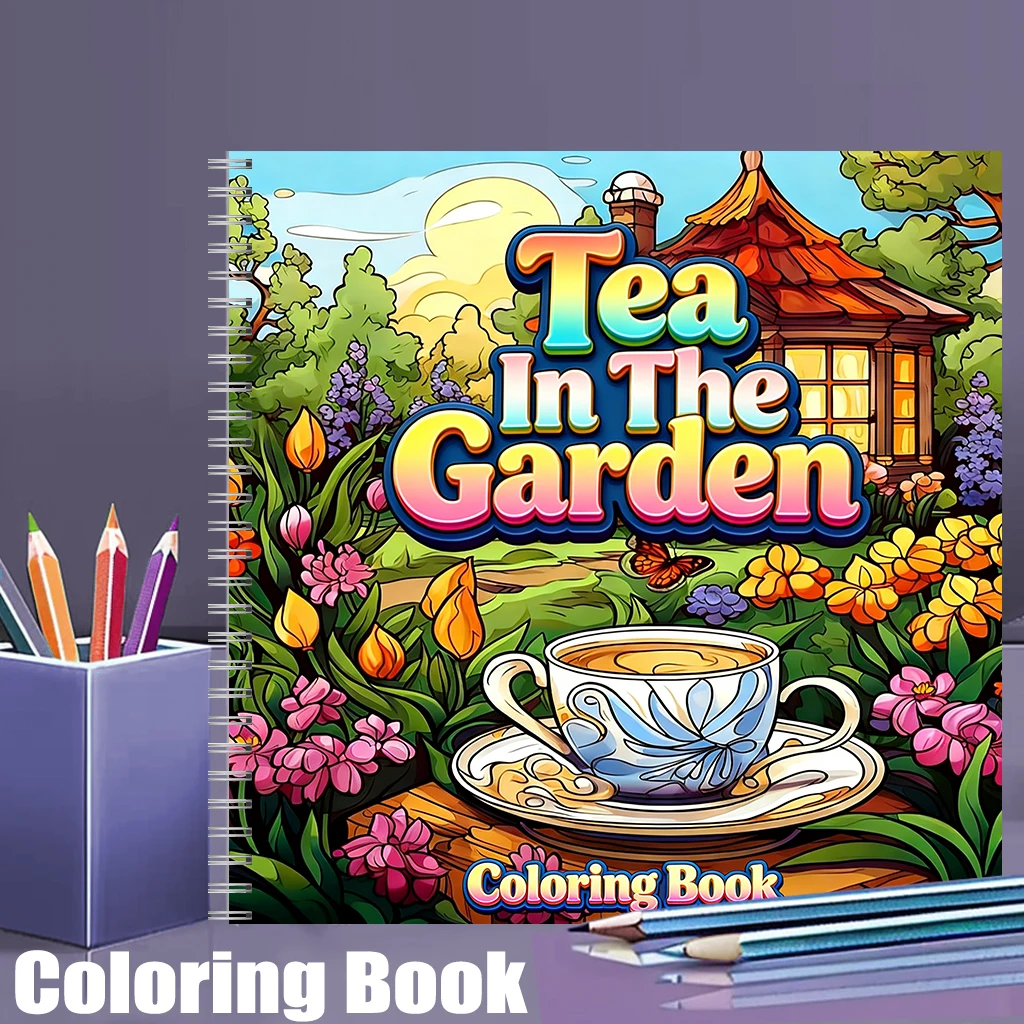 Tea In The Gardens Coloring Bo - огляд і ціна Supply Event