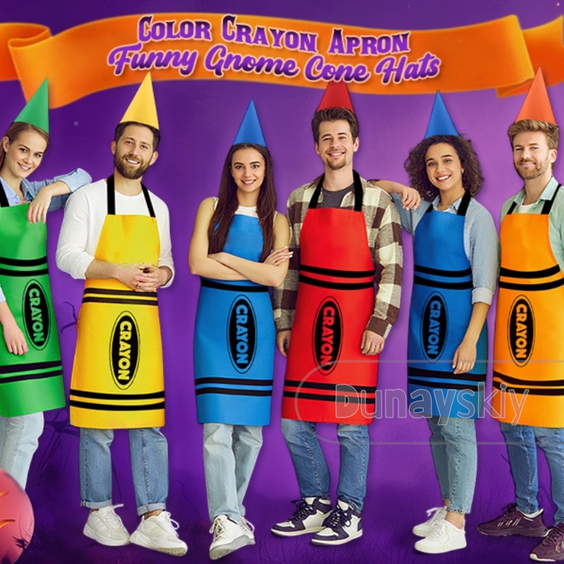 Adult Crayon Costume Hat & Mat - огляд і ціна Party Hat Cone