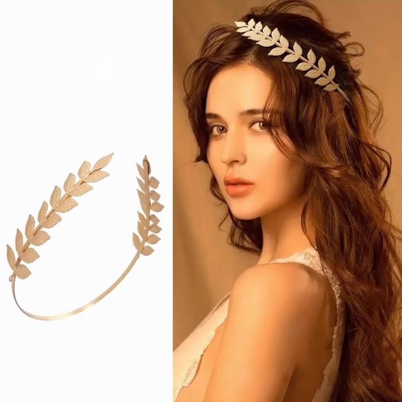 【B】Retro Gold Color Leaf Headb - огляд і ціна Event Suppliers