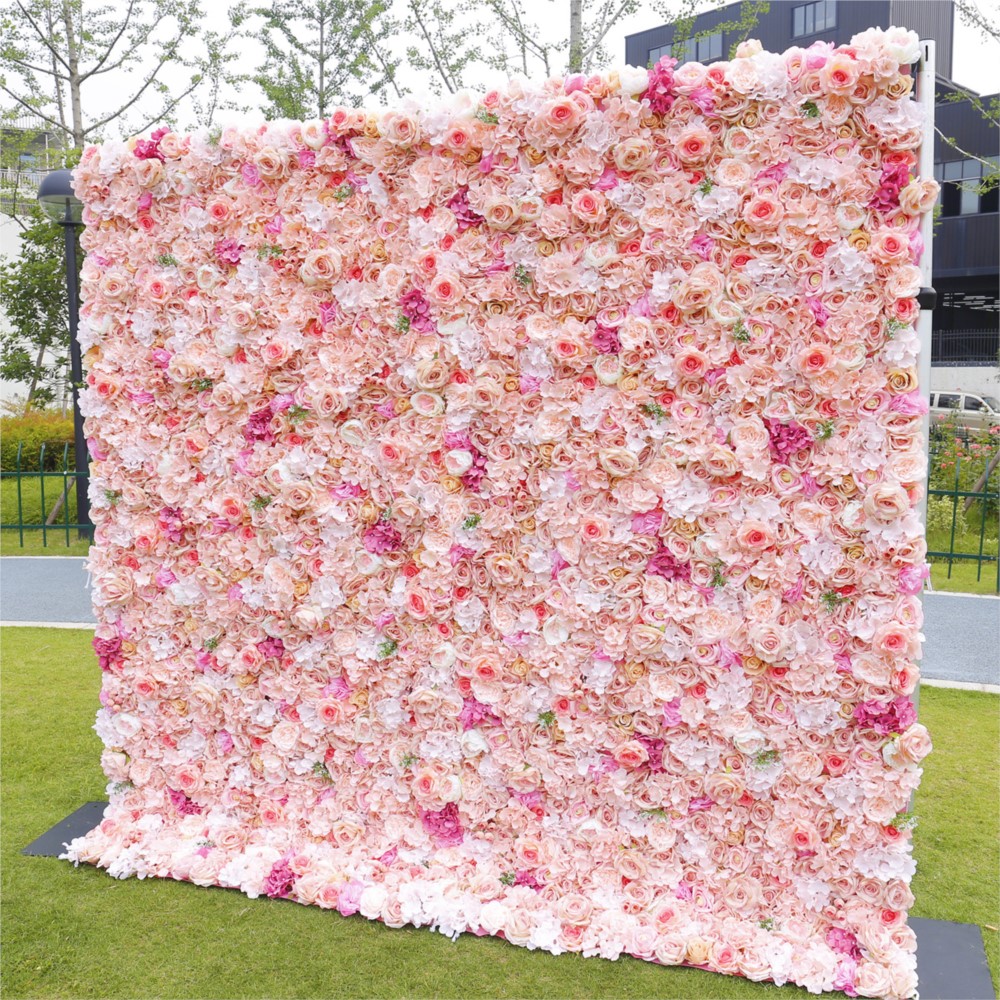 Uflower Pink Rose Hydrangea 5D - огляд і ціна Flower Wall Panel
