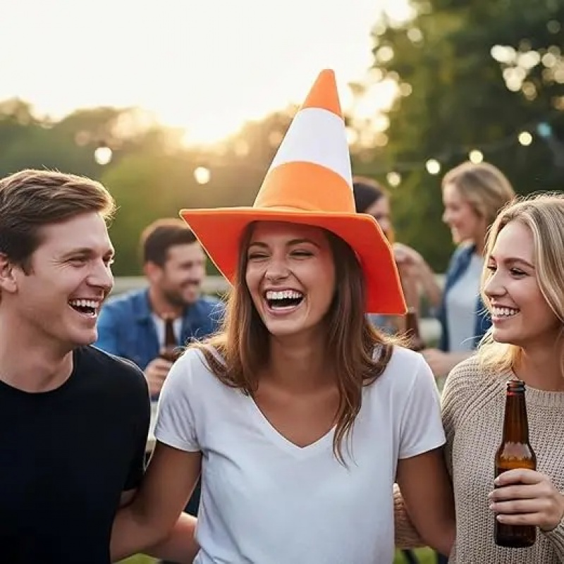 Foldable Traffic Cone Theme Ha - огляд і ціна Party Hat Cone