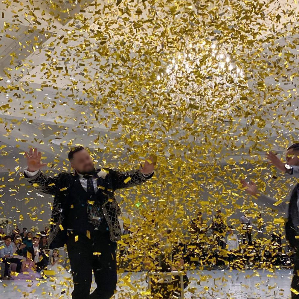 1kg/lot Rectangular Shape Bulk - огляд і ціна Confetti Cannon Tube