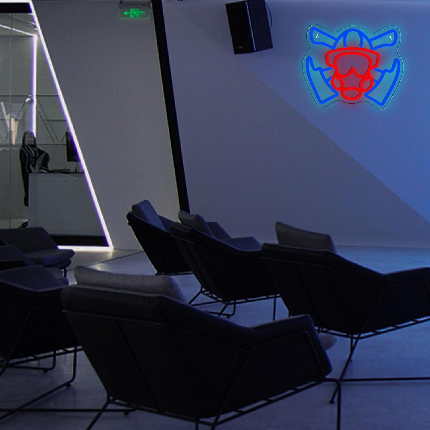 Firefighter Gas Mask Neon Sign - огляд і ціна Neon Sign Party