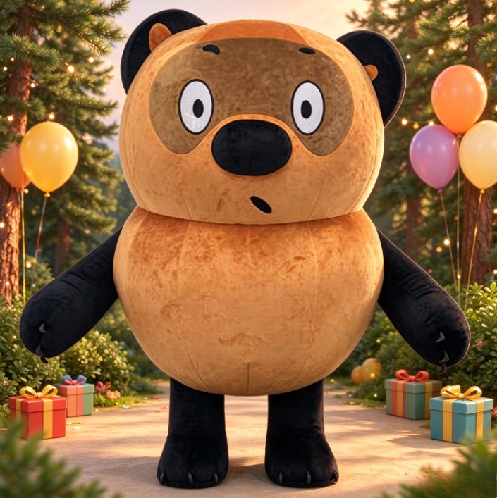 Brown Black Bear Inflatable Ma - огляд і ціна Event & Party Supply