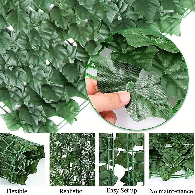 **Artificial Ivy Plants Fence  - огляд і ціна Flower Wall Panel