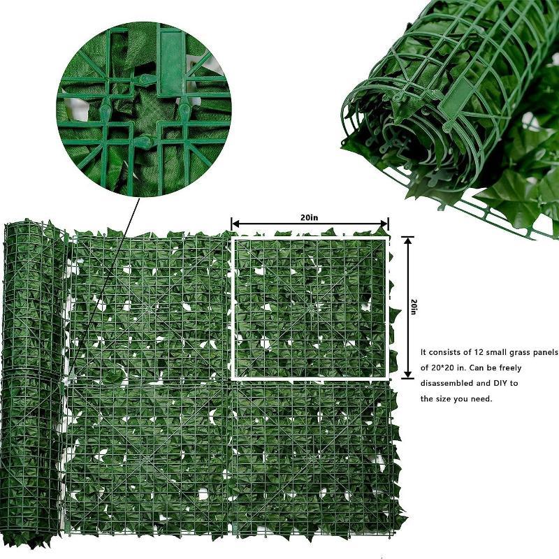 **Artificial Ivy Plants Fence  - огляд і ціна Flower Wall Panel