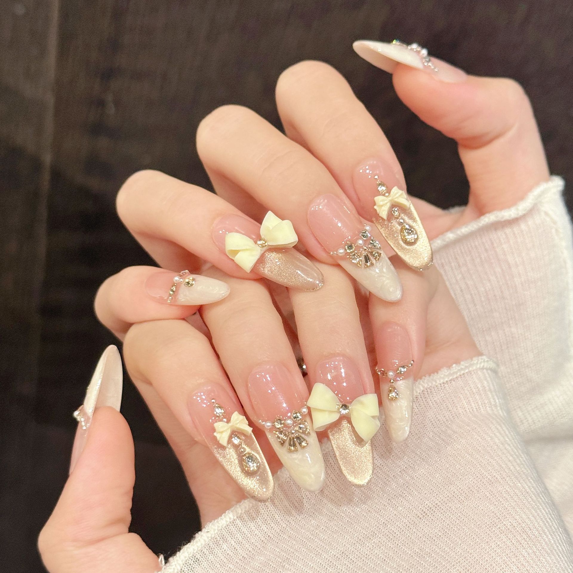 10pcs Handmade Press On Nails  - огляд і ціна Neon Sign Party