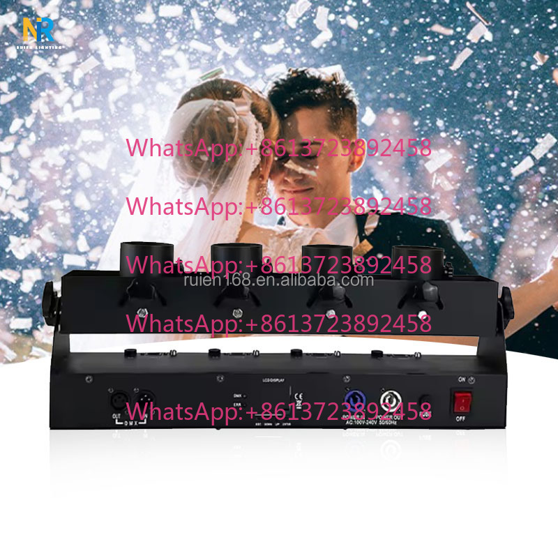 Dmx 512 Four-Tube Confetti Mac - огляд і ціна Confetti Cannon Tube
