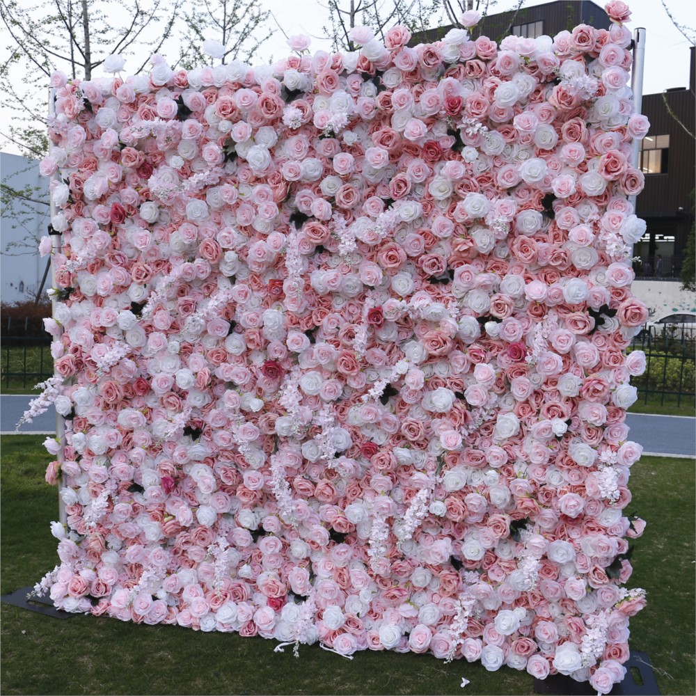 Uflower 5D Pink White Rose Clo - огляд і ціна Flower Wall Panel