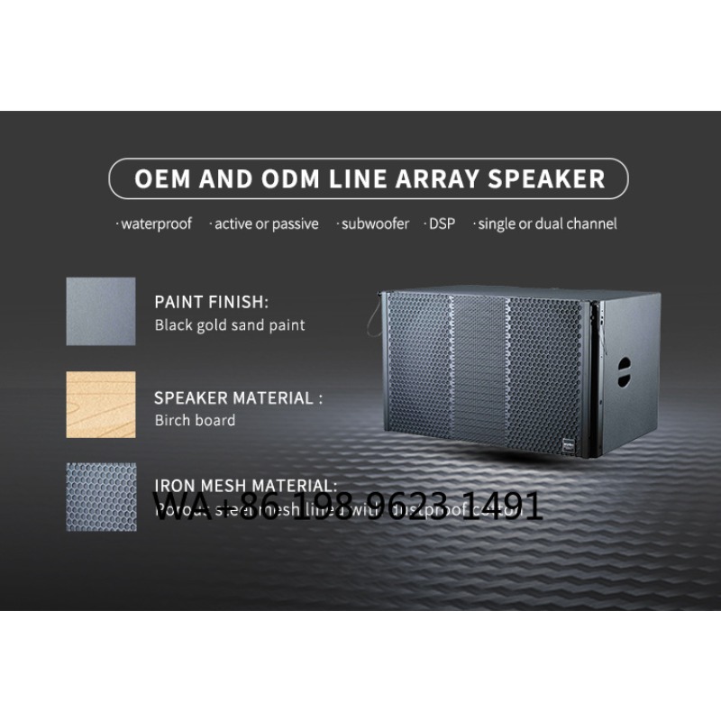 200W Wooden PA Column Array Sp - огляд і ціна Event Party Box
