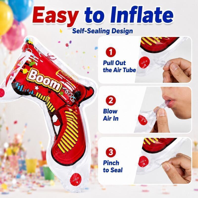 10PCS Party Popper Balloon Gun - огляд і ціна Confetti Cannon Tube