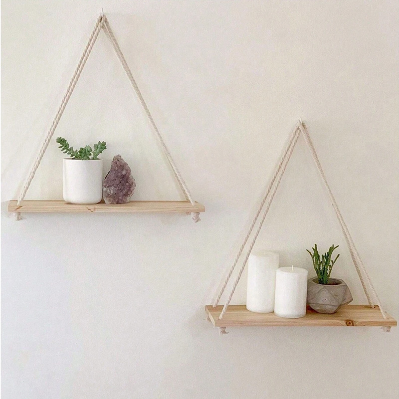 Wooden Swing Hanging Hemp Rope - огляд і ціна Flower Wall Panel