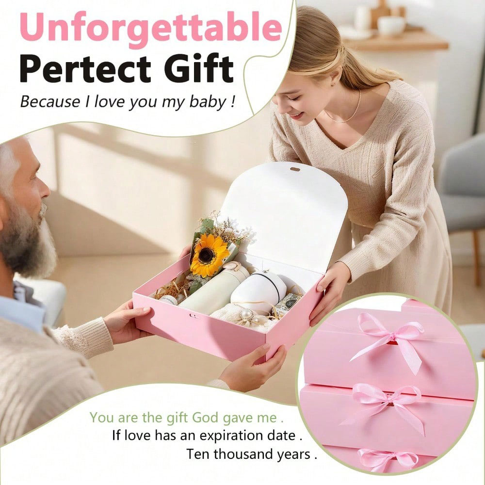 5pcs Fashionable Pink Flip Cov - огляд і ціна Event Party Box