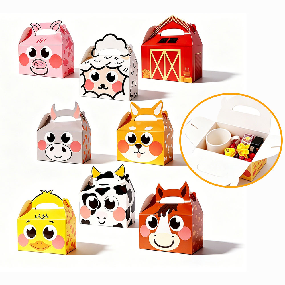 8/16/24pcs Cute Farm Animal Th - огляд і ціна Event Party Box