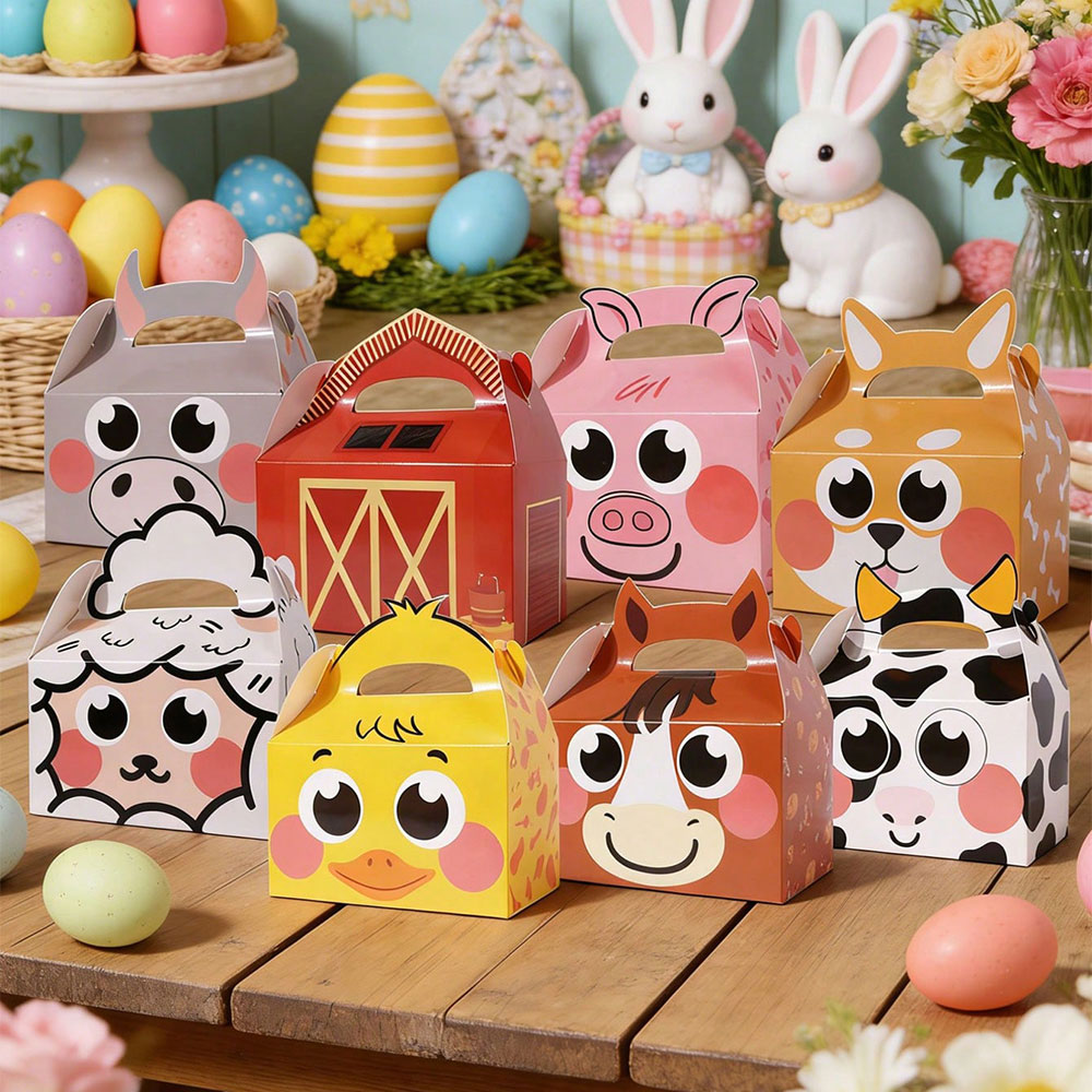 8/16/24pcs Cute Farm Animal Th - огляд і ціна Event Party Box