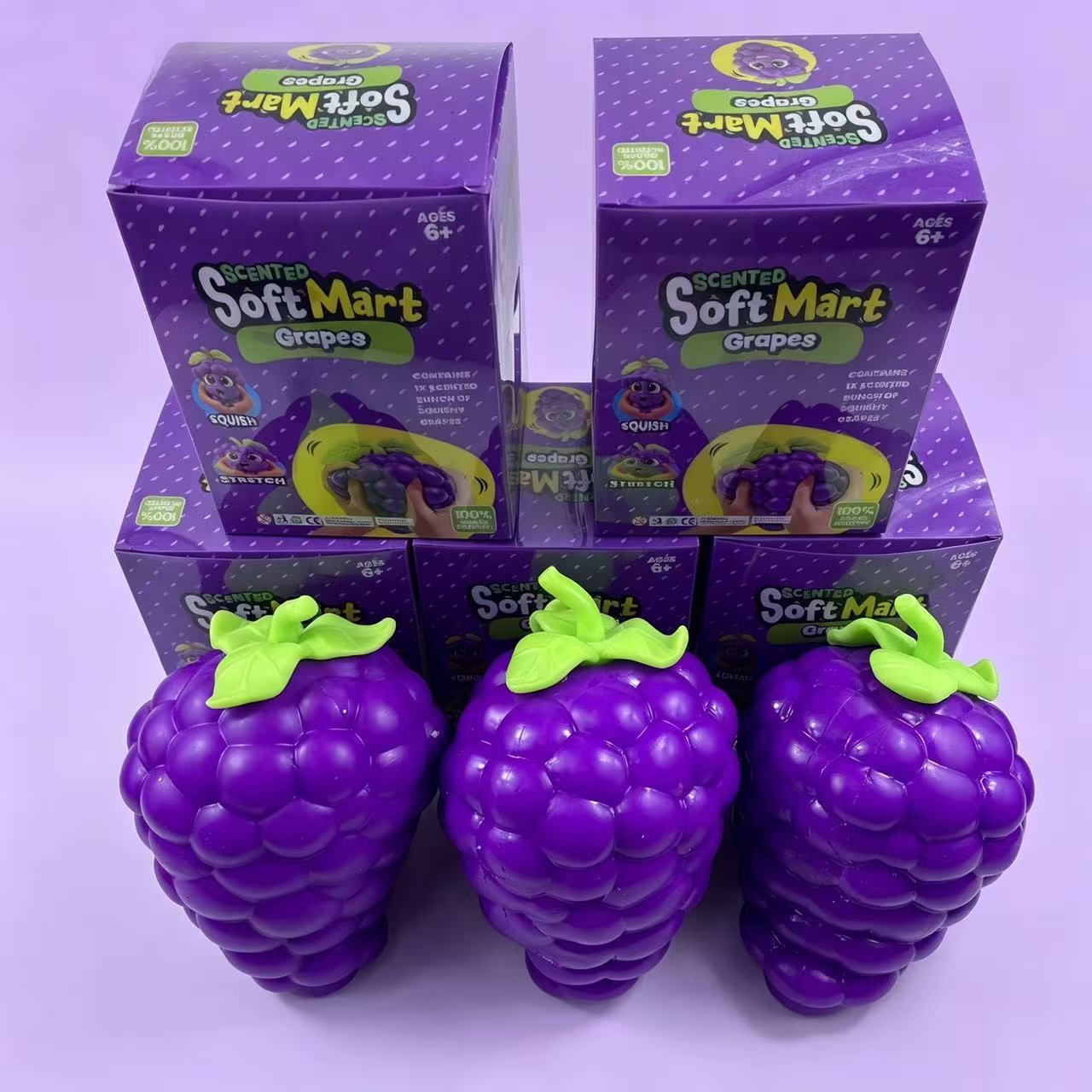 2026 Jumbo Grape Fruit Squishy - огляд і ціна Event Party