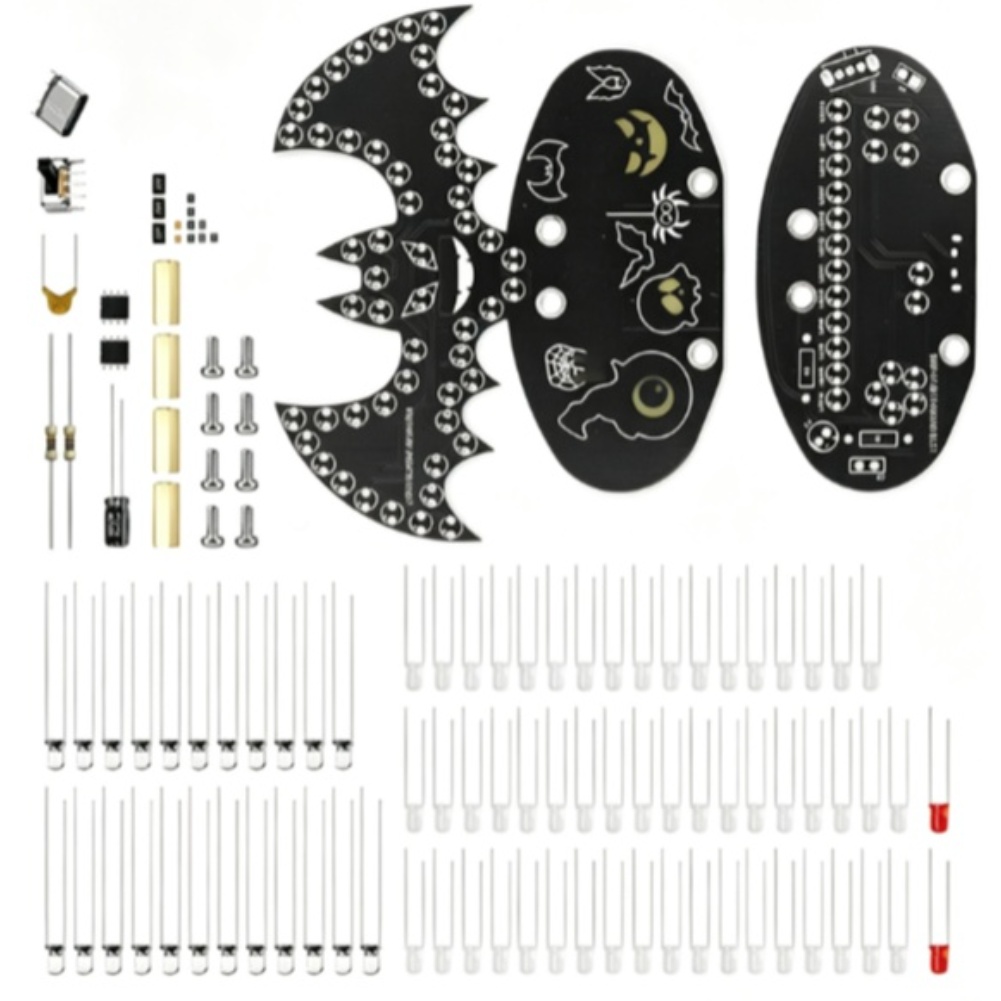 PCB Bat Shaped DIY Soldering K - огляд і ціна Neon Sign Party