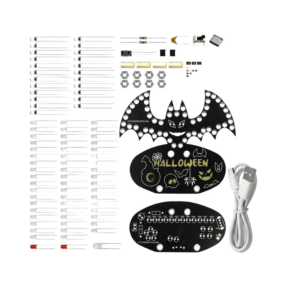 PCB Bat Shaped DIY Soldering K - огляд і ціна Neon Sign Party