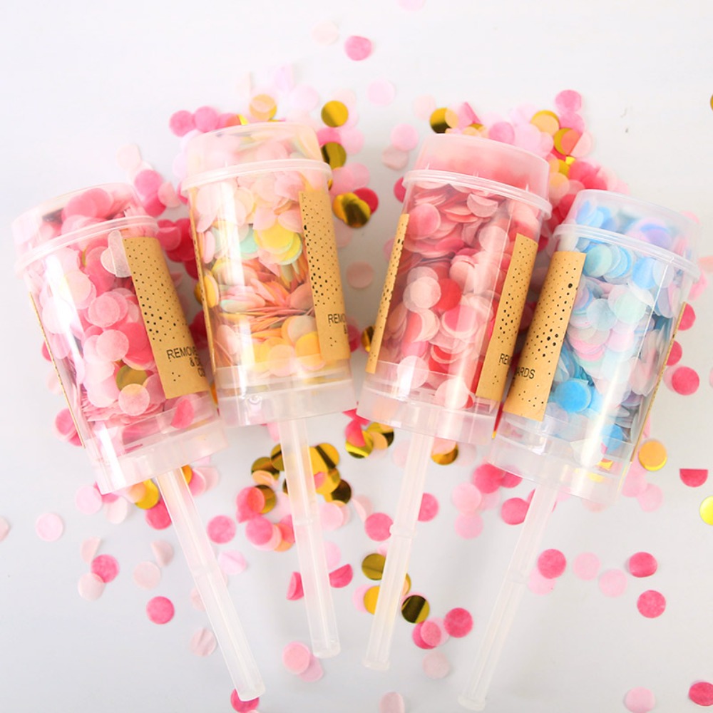 Colorful Pastel Bridal Shower  - огляд і ціна Confetti Cannon Tube