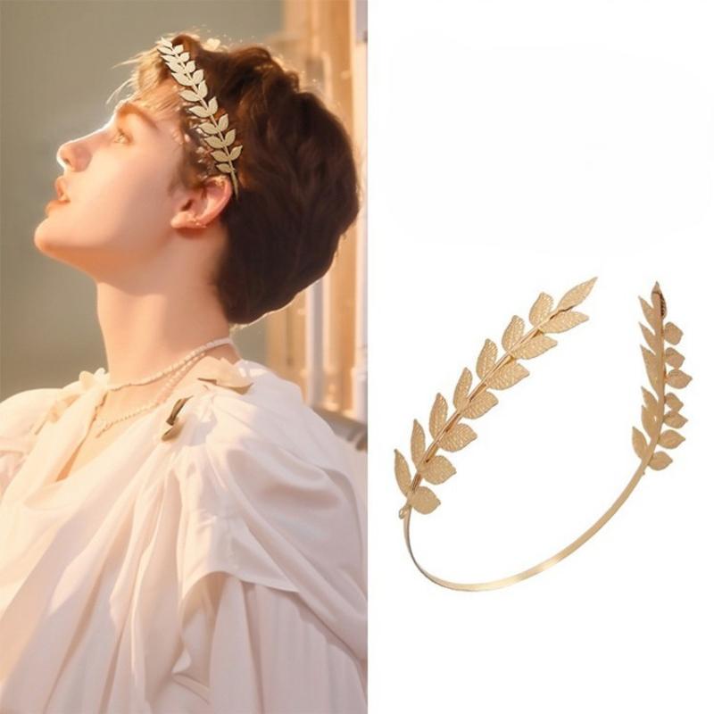 【B】Retro Gold Color Leaf Headb - огляд і ціна Event Suppliers