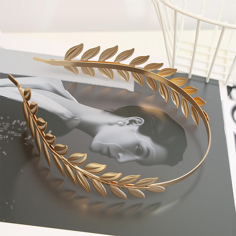 【B】Retro Gold Color Leaf Headb - огляд і ціна Event Suppliers